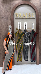 ‘LINO’ MAGIC DRESS WITH SCARF (SKU-270)