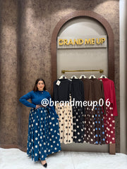 ‘RAW’ 3PCS POLKA SKIRT SET(SKU-305)