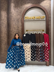 ‘RAW’ 3PCS POLKA SKIRT SET(SKU-305)