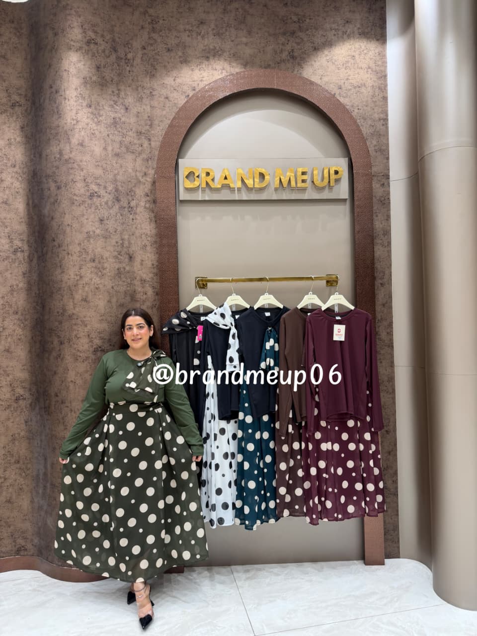 ‘KITE’ 3PCS POLKA SKIRT SET (SKU-308)