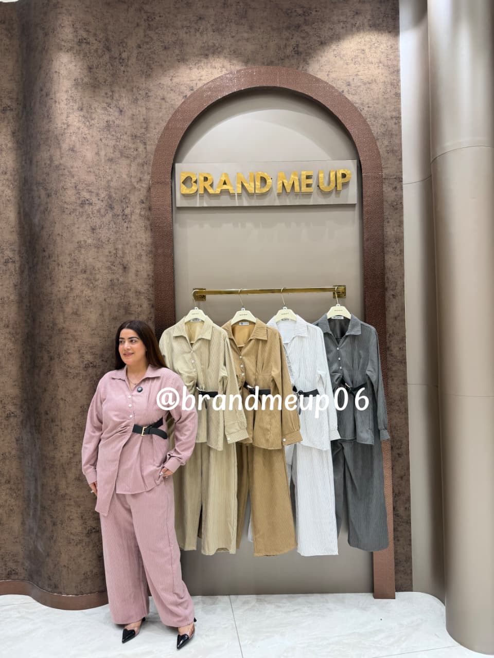 'KAIRA' 2PCS  STRIPE PREWINTER CORD (SKU-322)