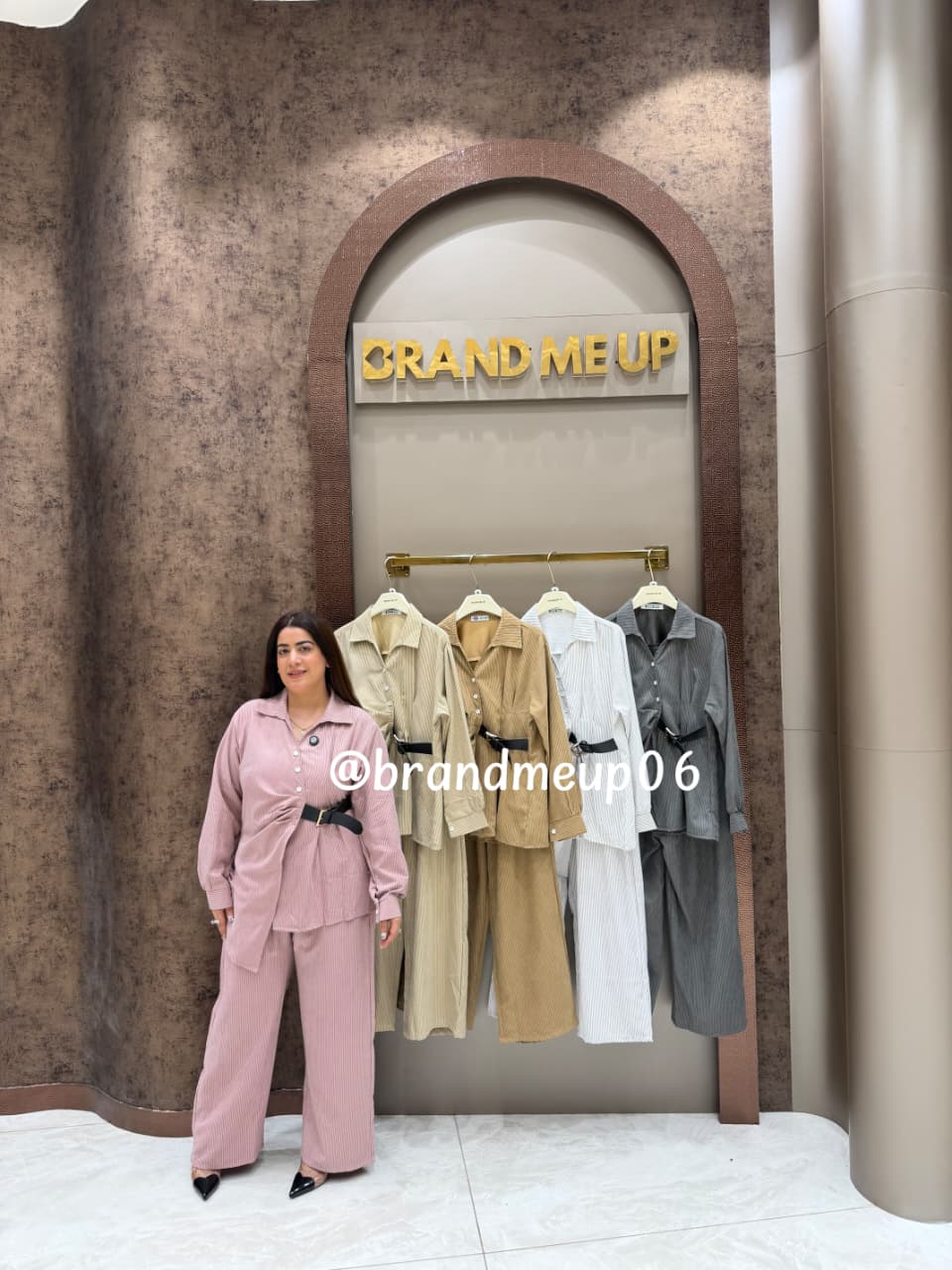 'KAIRA' 2PCS  STRIPE PREWINTER CORD (SKU-322)