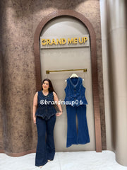 ‘MELO’ 2PCS DENIM CORD (SKU-331) (CODE-2783)