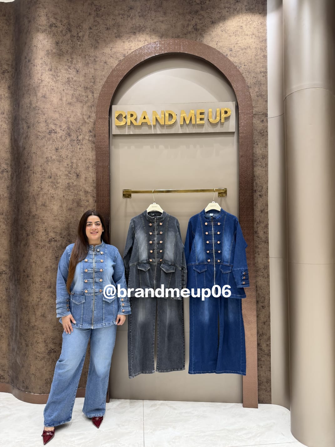 'AVI' 2PCS DENIM CORD SET (SKU-351)