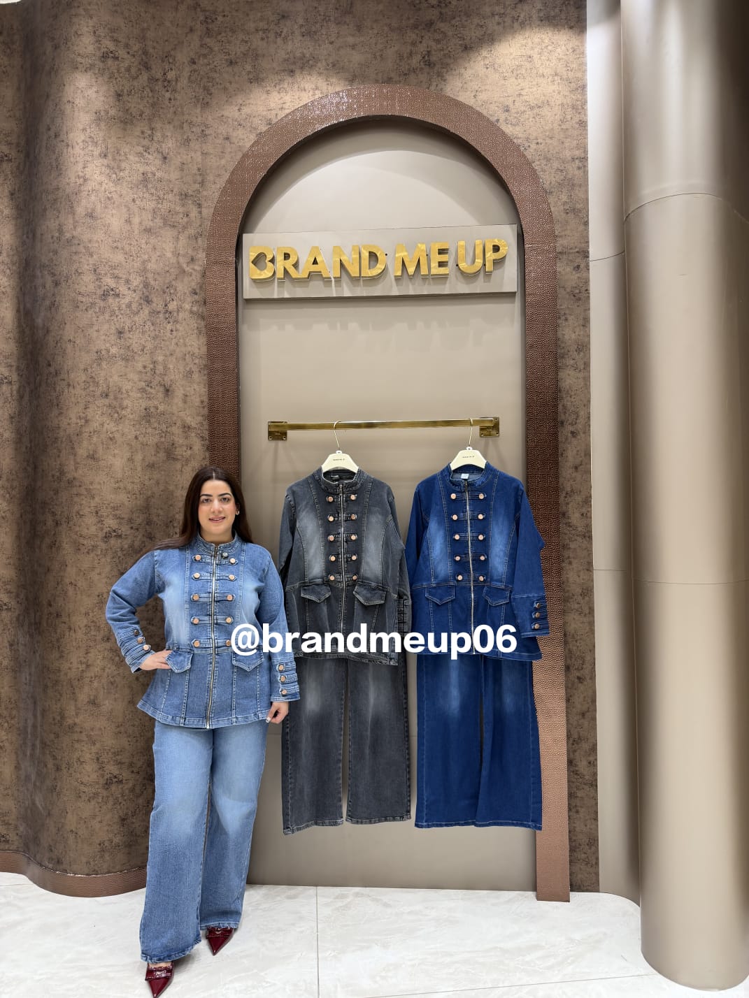 'AVI' 2PCS DENIM CORD SET (SKU-351)