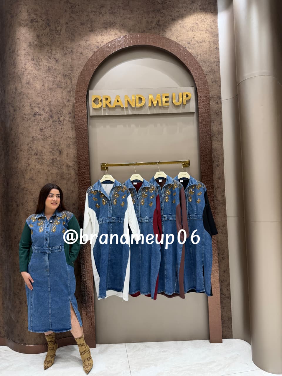 ‘LIVA’ DENIM DRESS (SKU-358)