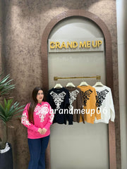 WOOLEN DESIGNER EMBROIDRY SWEATER (IMP-701)