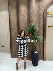 Woolen Dress With Bow (IMP-209)