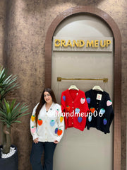 STRAWBERRY CARDIGAN (IMP-694) 5BUTTONS