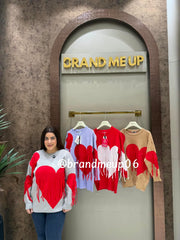 Cute Heart sweater  (IMP-373)