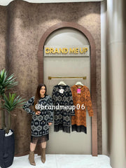 WOOLEN FRINGE DRESS (IMP-583)