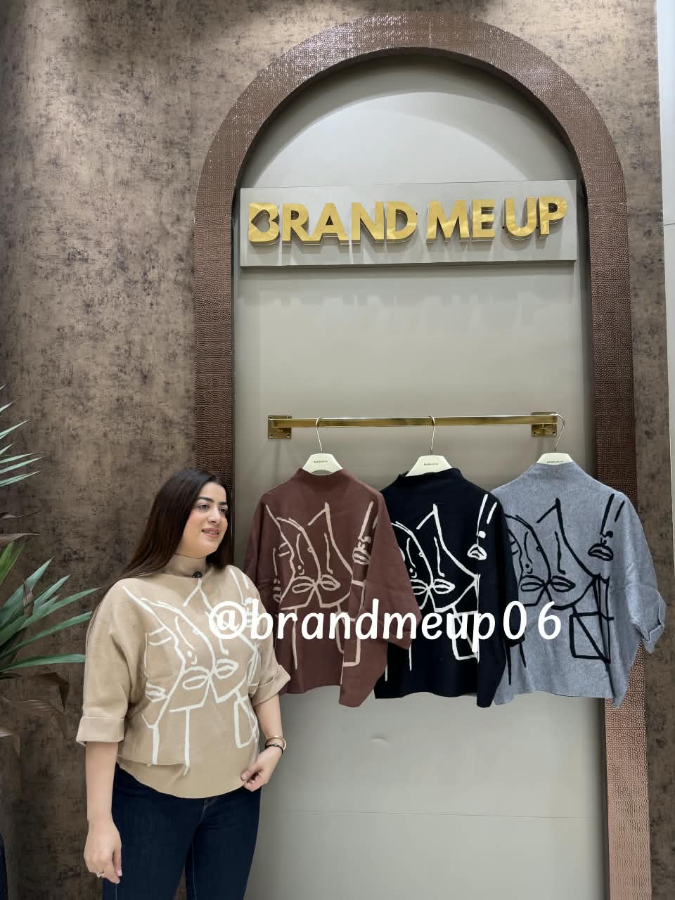 WOOLEN FACE TOP  (IMP-480)