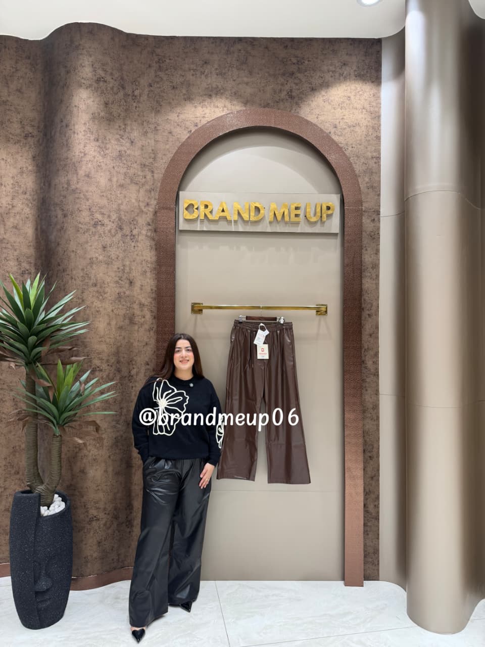 PLAZZO LEATHER PANT (CODE-026) (IMP-708)