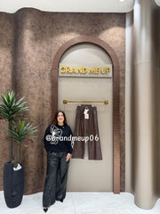 PLAZZO LEATHER PANT (CODE-026) (IMP-708)
