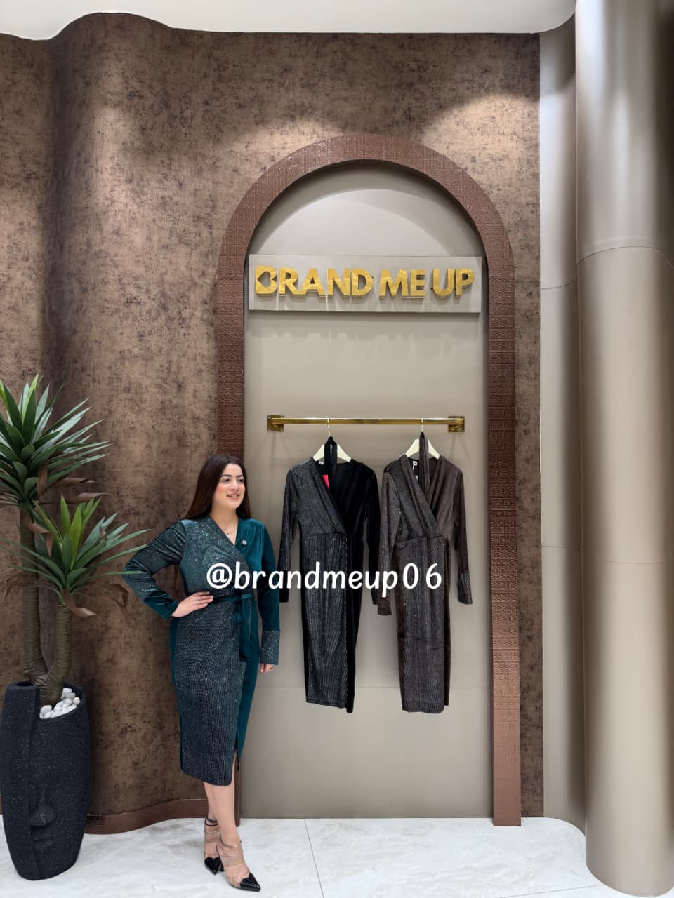 Velvet Dress With Belt (VELVET-4)