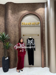 Partywear Velvet Dress (IMP-436)