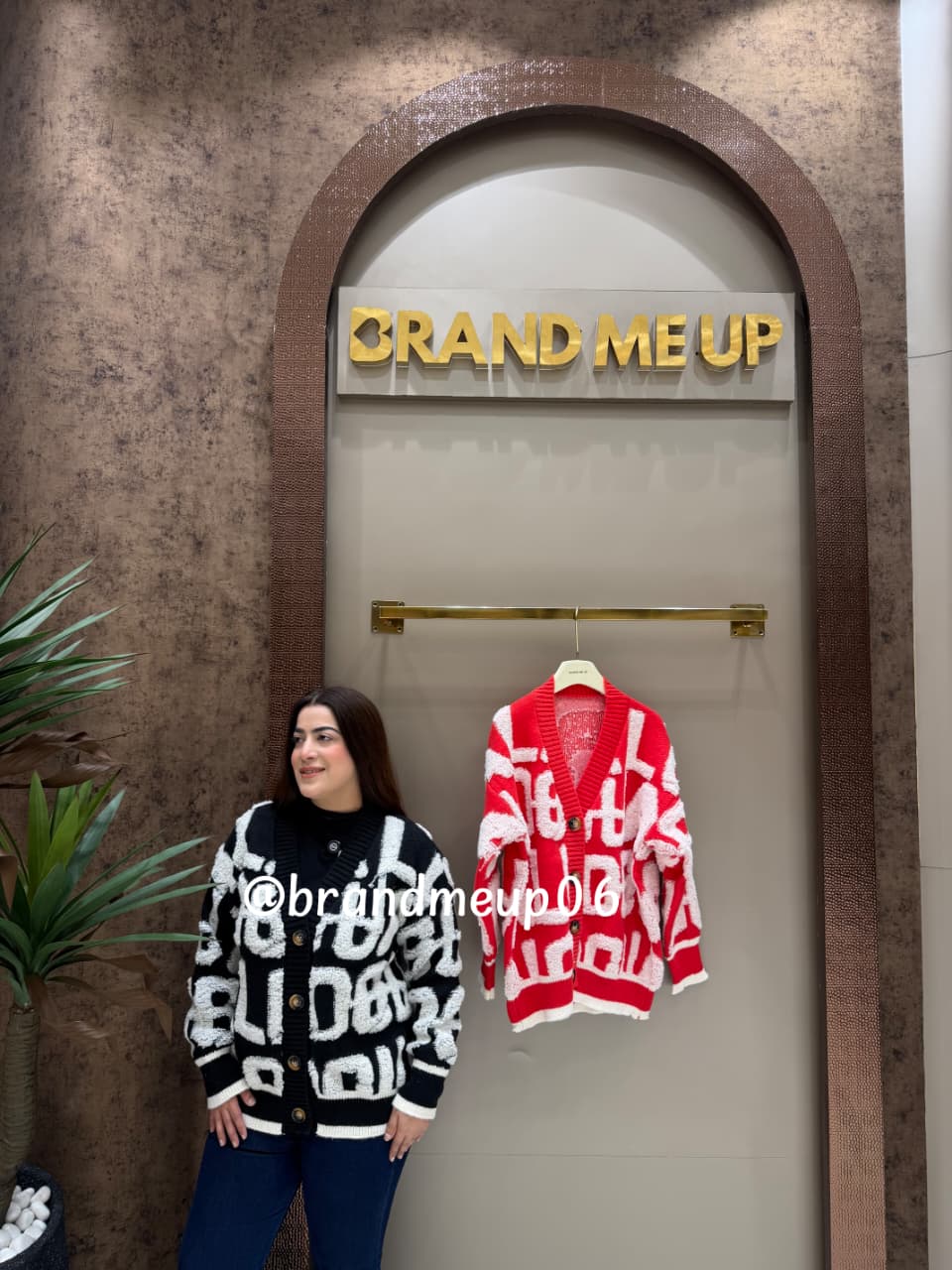 Letter Cardigan (IMP-447)