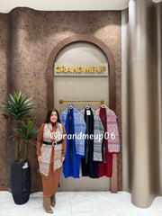 WOOLEN DESIGNER DRESS STOLE WITH BELT (IMP-668)