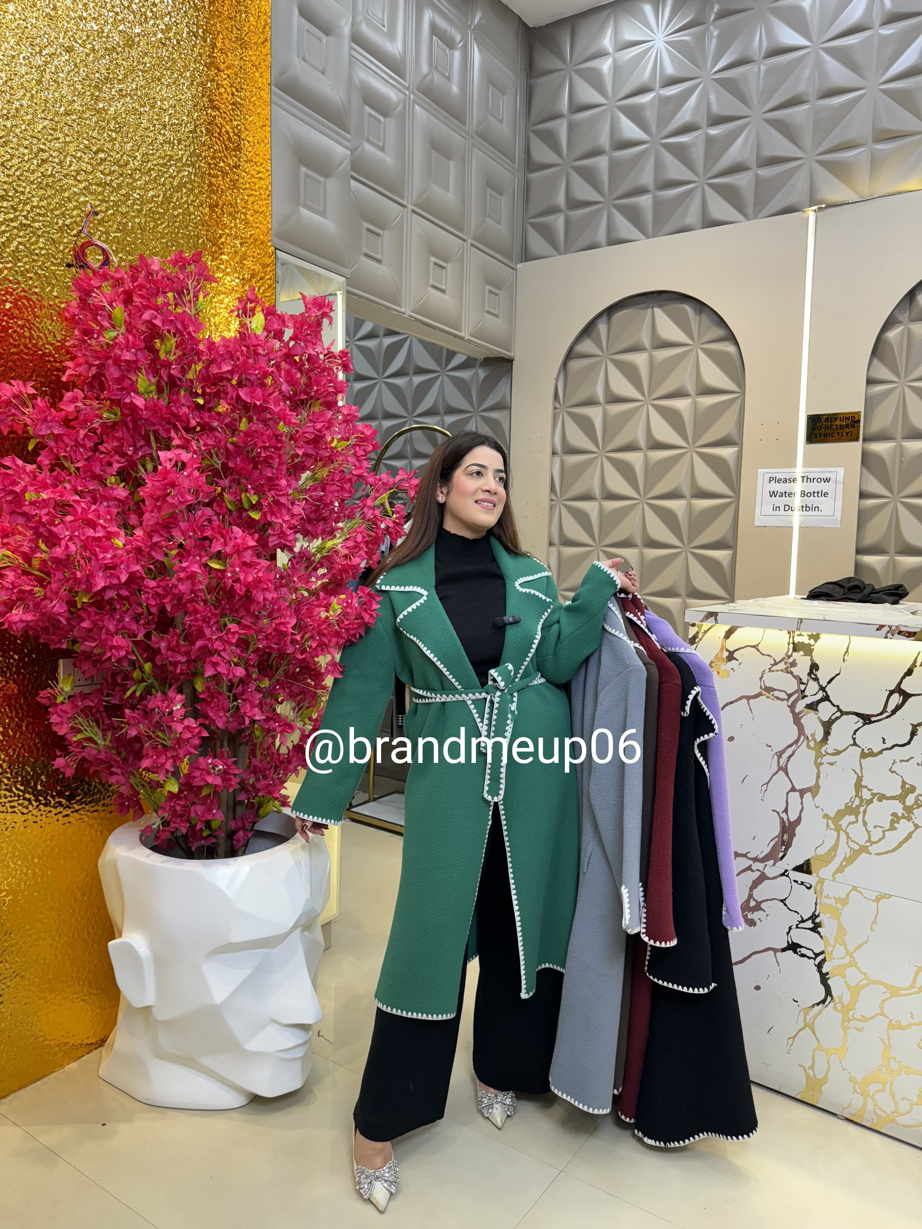 Long Coat with Belt  (IMP-343)