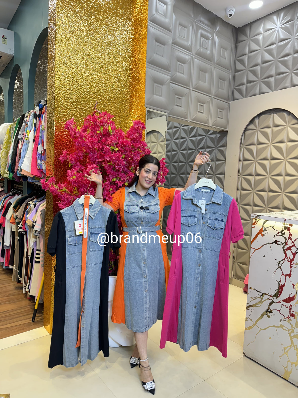 Imported Denim Dress (PRM-364)