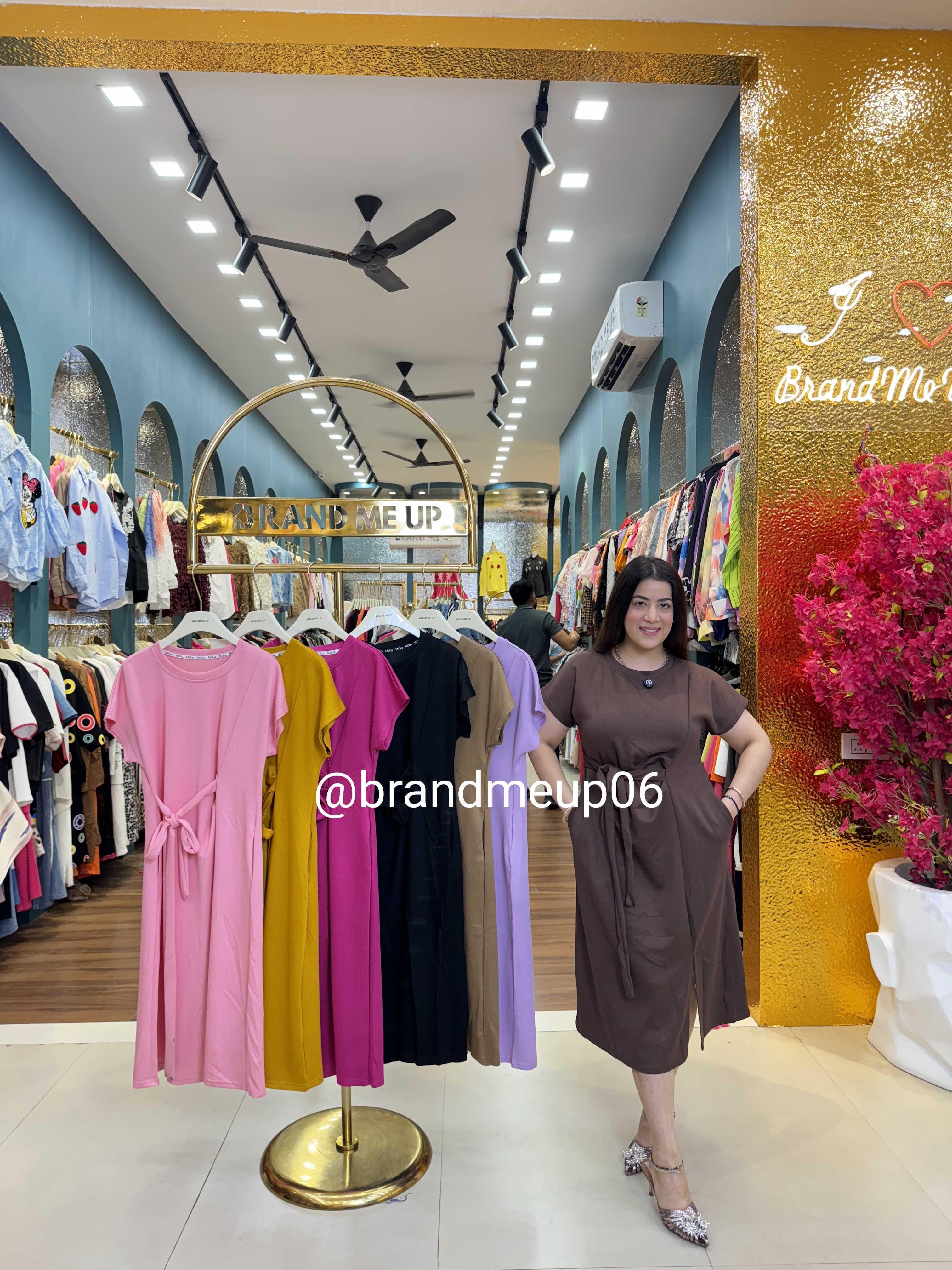 Imported Dress With Pocket (PRM-297)