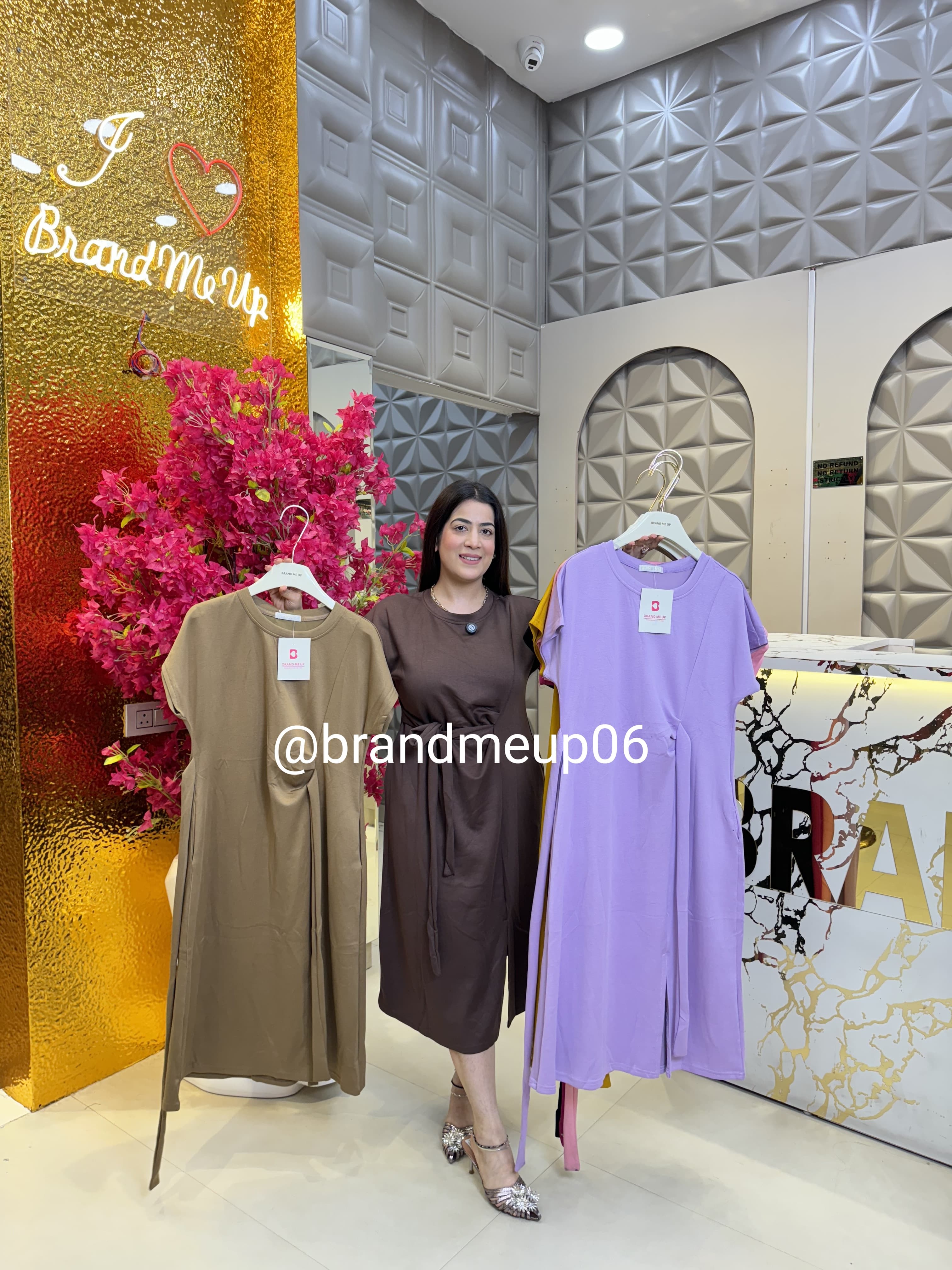 Imported Dress With Pocket (PRM-297)