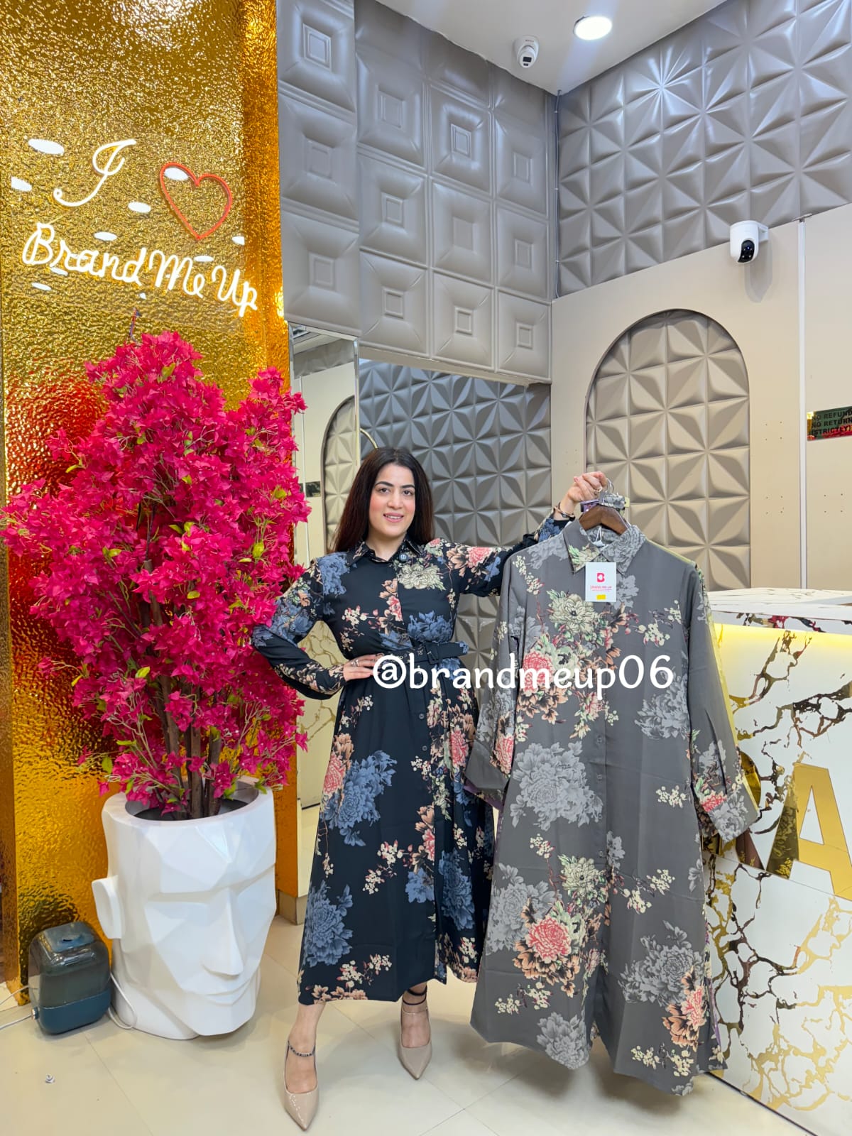 Printed Maxi Dress (DRESS-319)