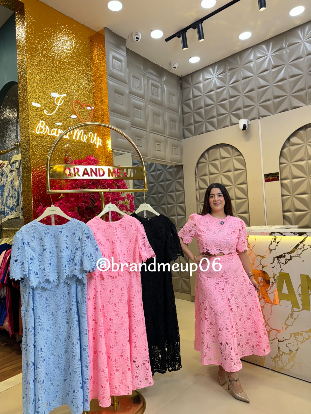 Lace Top And Skirt (PRM-660)