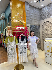 Summer Knit With Crochet Dress (PRM-629)