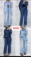 DENIM CORD WITH RHINESTONE (PRM-706)