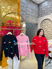 Cute Sweater -3D BOW-2 (IMP-220)