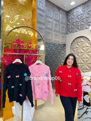 Cute Sweater -3D BOW-2 (IMP-220)