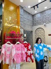 3D Flower Woolen Sweater (IMP-268)