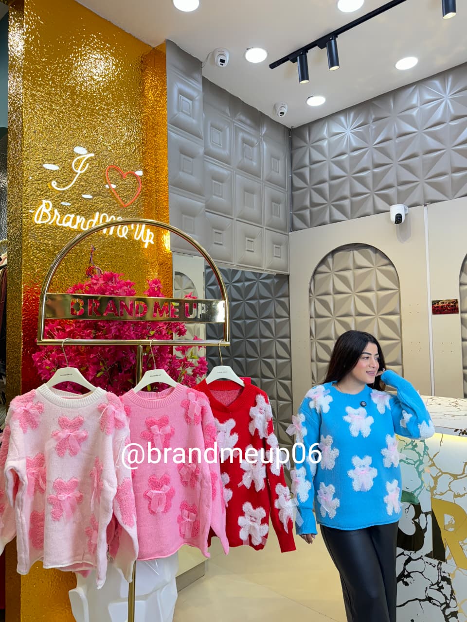 3D Flower Woolen Sweater (IMP-268)