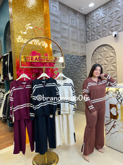 WOOLEN STRIPE CORD SET (IMP-498)