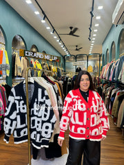 Letter Cardigan (IMP-447)