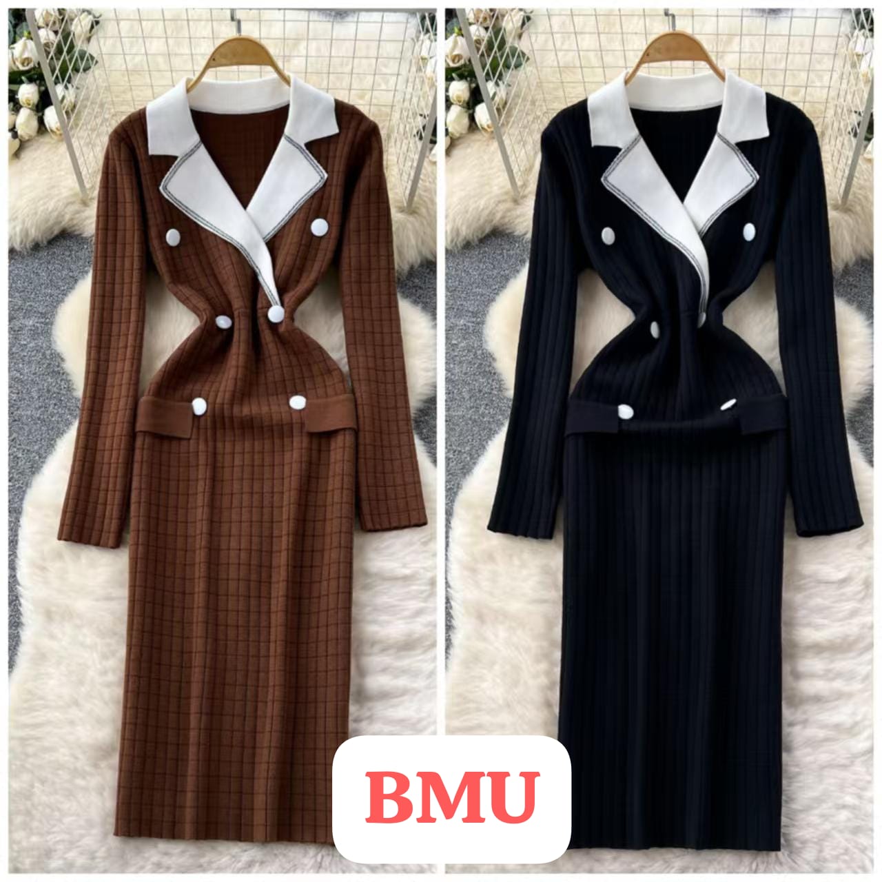 WOOLEN SASSY DRESS (IMP-584)