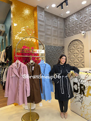 Woolen Long Coat With Belt (IMP-356)