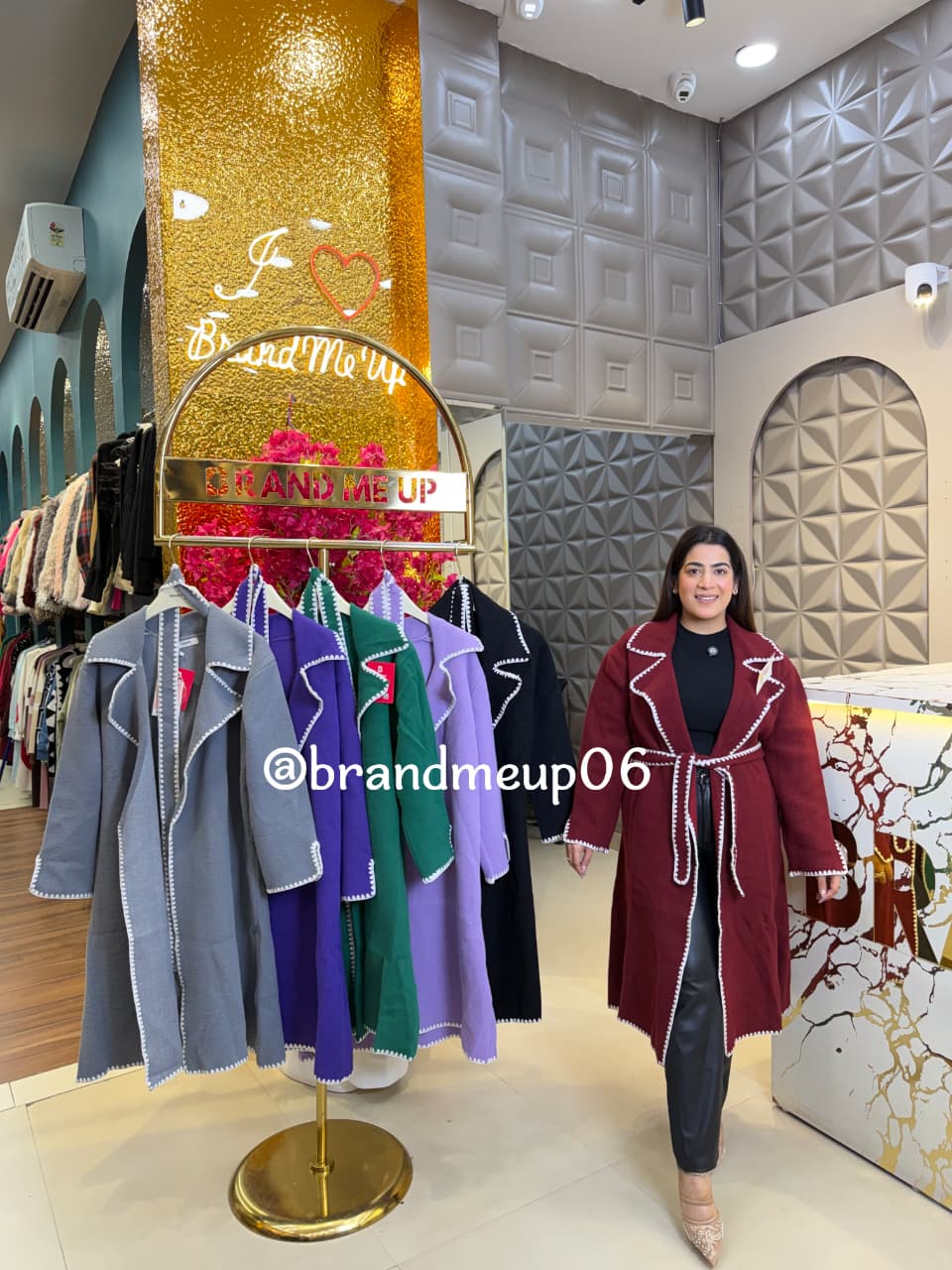 Long Coat with Belt  (IMP-343)