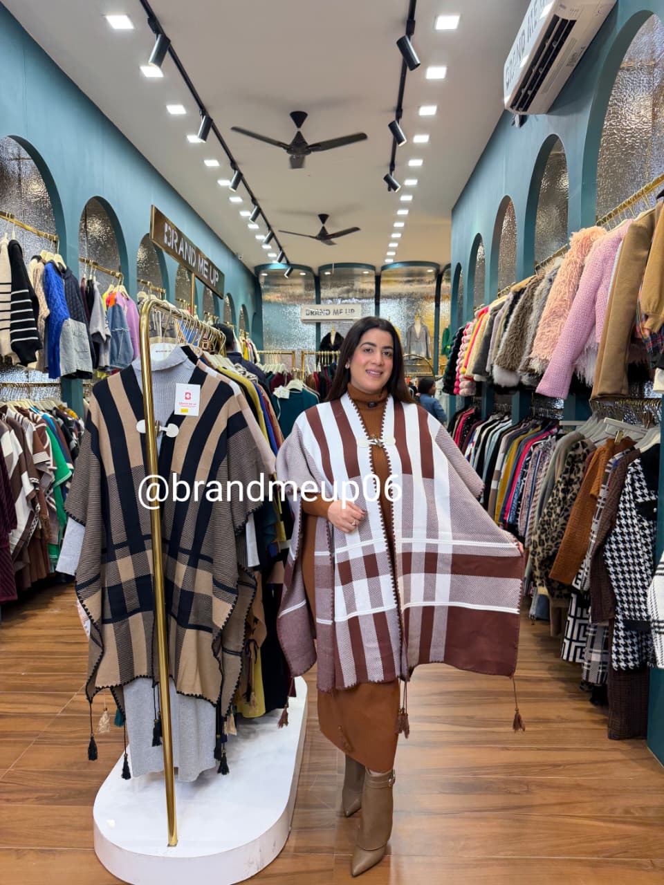 WOOLEN DRESS WITH DESIGNER SHAWL (IMP-654)