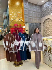 WOOLEN CORD WITH DESIGN SHAWL (IMP-565)