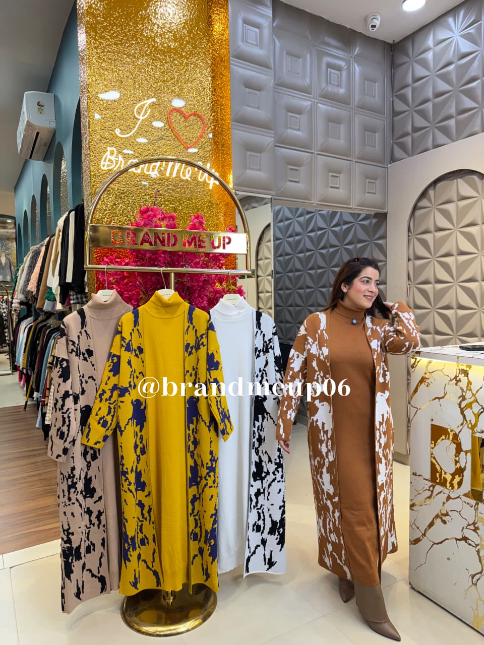 DALO WOOLEN DRESS LONG SHRUG (IMP-562)