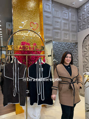 Long Coat With Belt PLAIN (IMP-244)