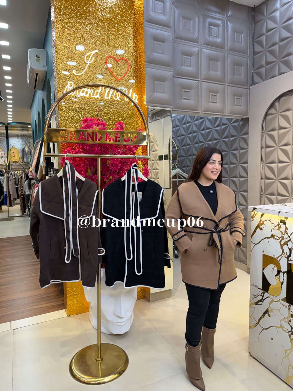 Long Coat With Belt PLAIN (IMP-244)