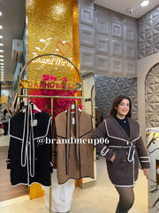 Long Coat With Belt PLAIN (IMP-244)