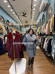 Overcoat With Detachable Fur (IMP-406)