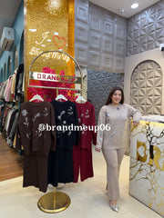 SEQUENCE WOOLEN CORD SET (IMP-568)