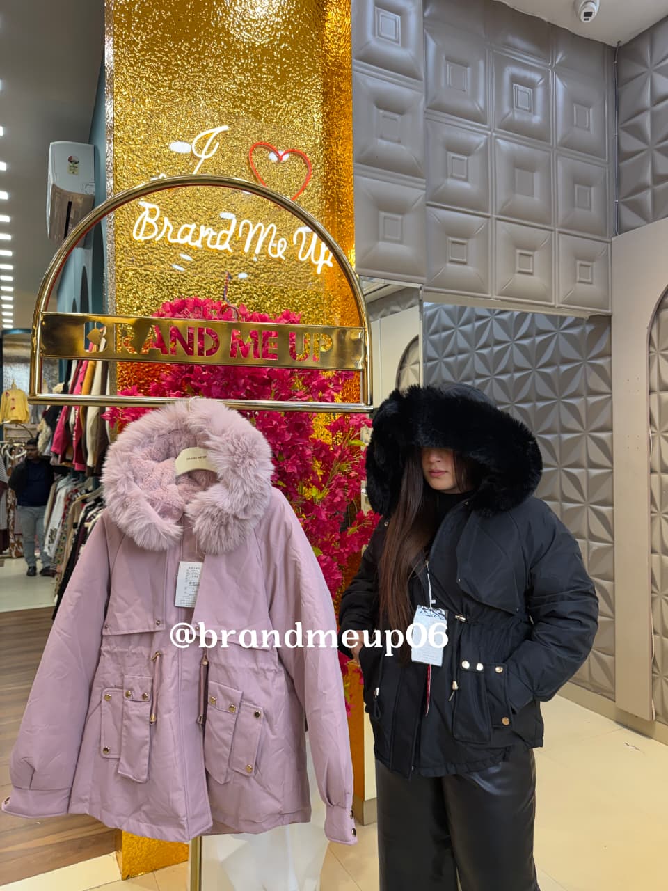 Jacket With Fur Hoodie with fleece Inside (CODE-8801) (IMP-383)