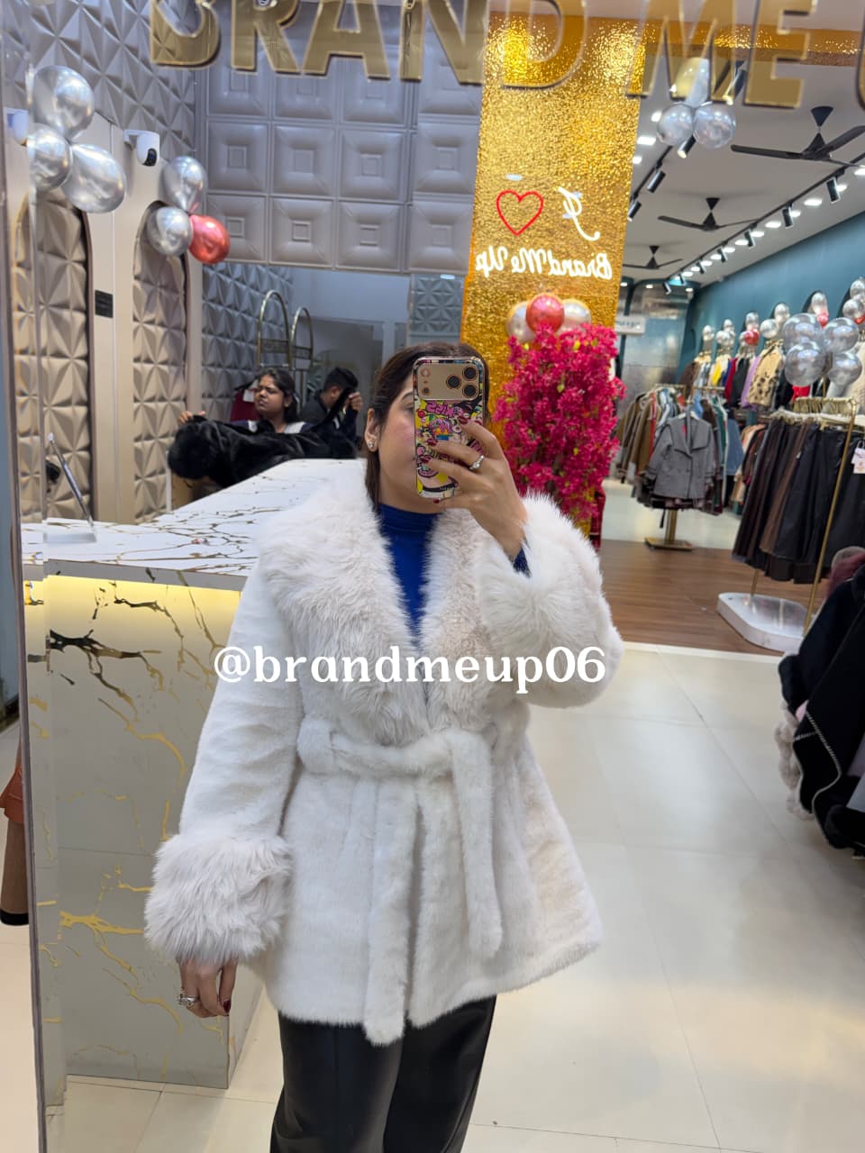 Fur Coat With Belt (FUR-1)