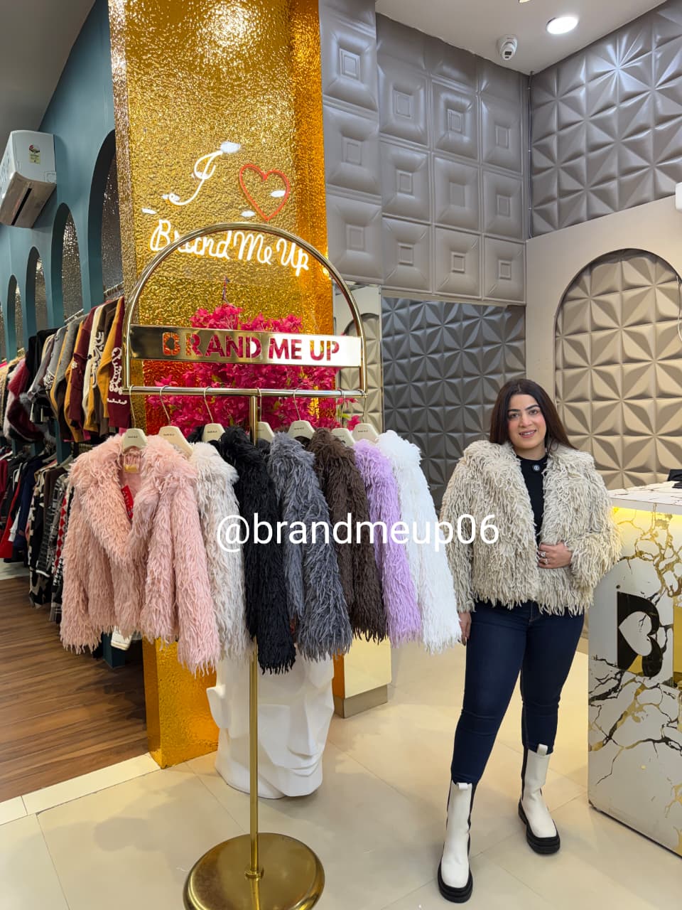 DESIGNER FUR JACKET (IMP-578)